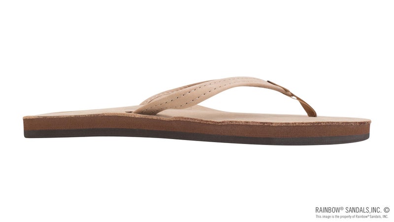 Rainbow Sandals Women's Single Layer Premier Leather Narrow Strap, Sierra Brown, Ladies Medium / 6.5-7.5 B(M) US - Image 4